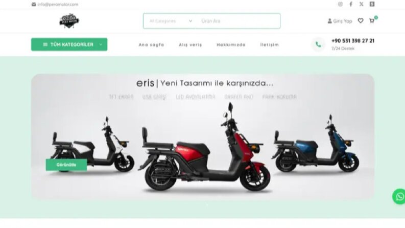 Peramotor — E-Ticaret Platformu