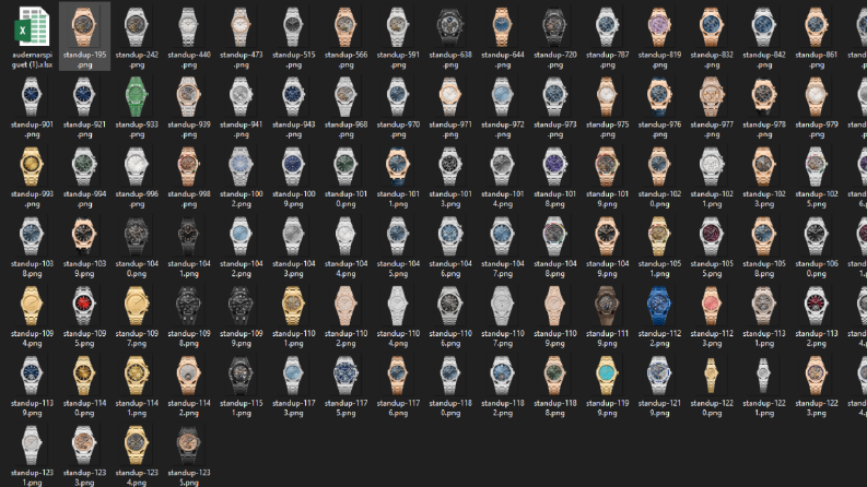 Audemars Piguet Web sitesinden saatler