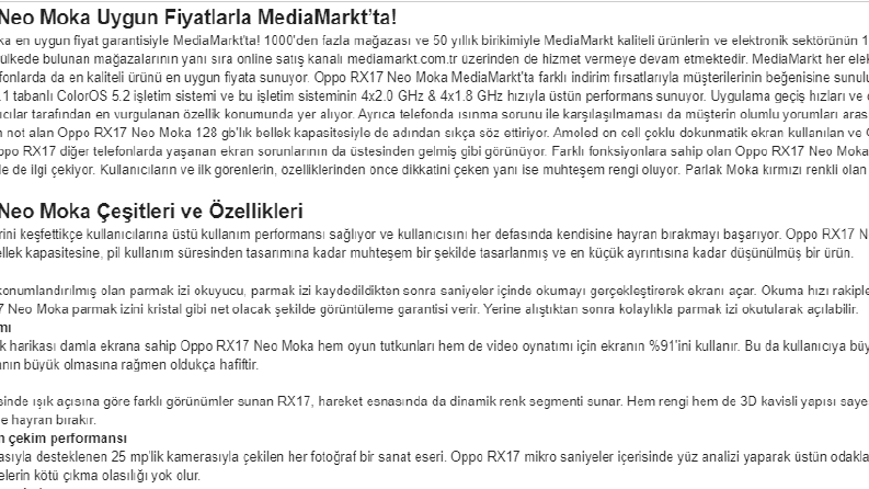 İş örneğim