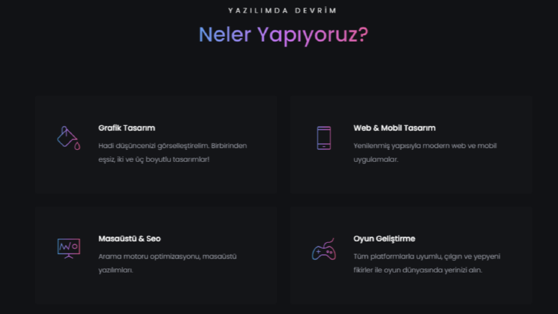 Yaratıcılık Önceliğimizdir!