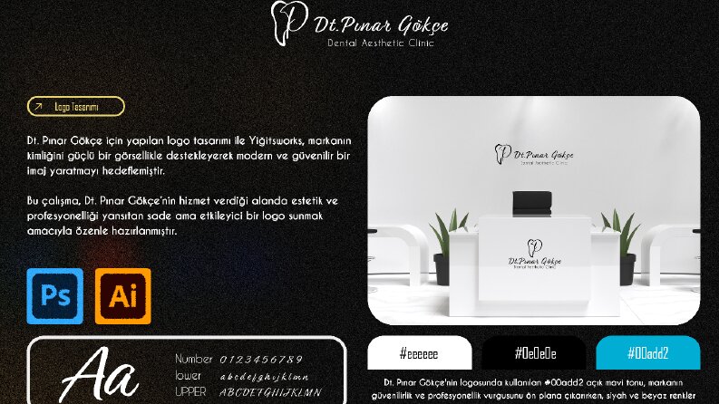 Dt. Pınar Gökçe Diş Kliniği Logo Tasarımı