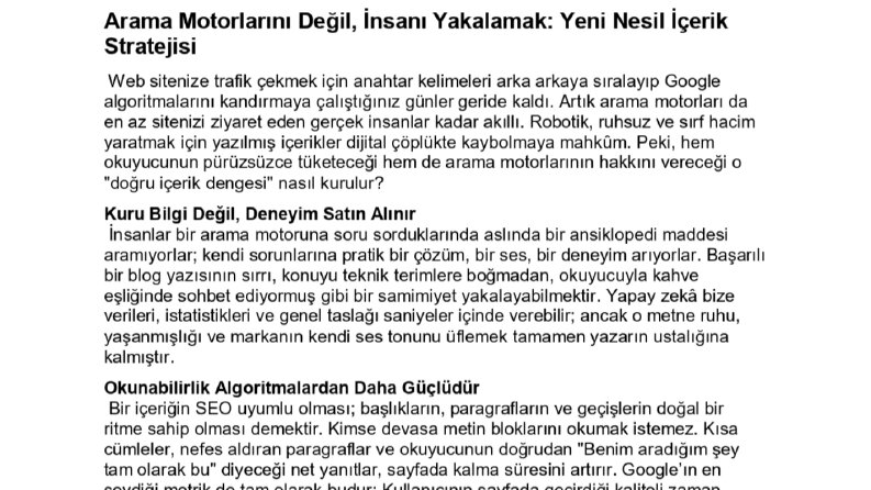 "Yapay Zeka Hızı, İnsan Dokunuşu: Özgün SEO Blog Yazarı"