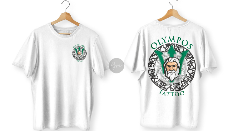 Olympos Tattoo Tshirt Tasarımı