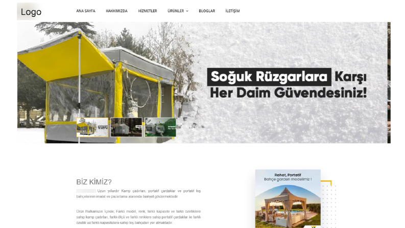 Çadır Web Sitesi