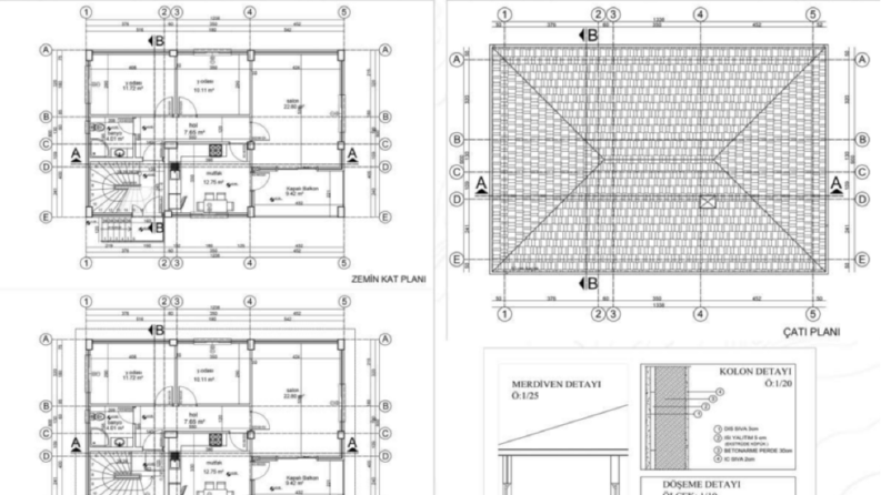 Autocad - Teknik Çizim / Detay Çizimleri