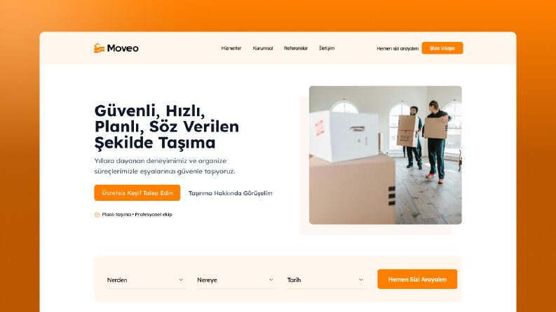 Moveo - Landing Page