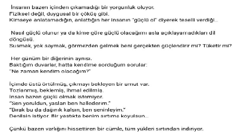 Duygusal Yorgunluk ve Güçlü Olma Baskısı