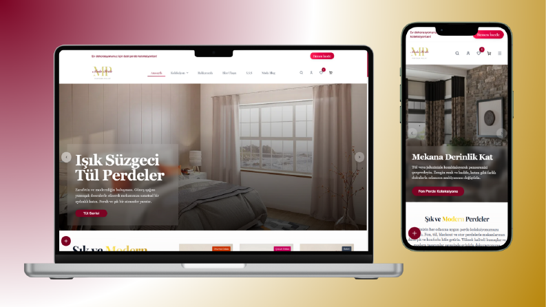 Moda Perde Satış E-Ticaret Websitesi