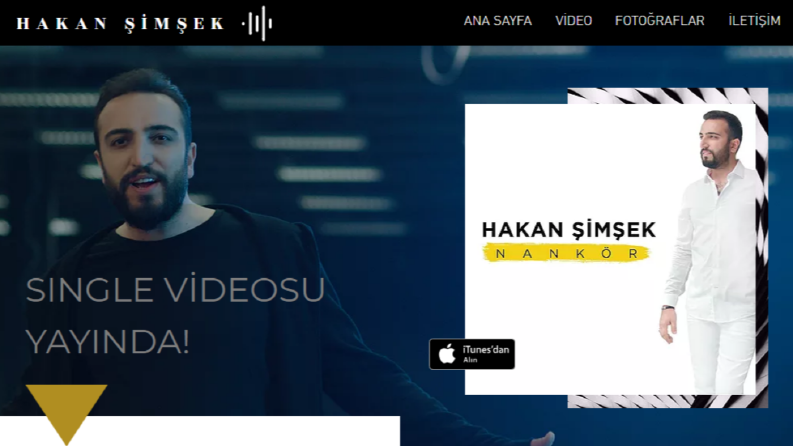 Şarkıcı Hakan Şimşek Resmi Web Sitesi