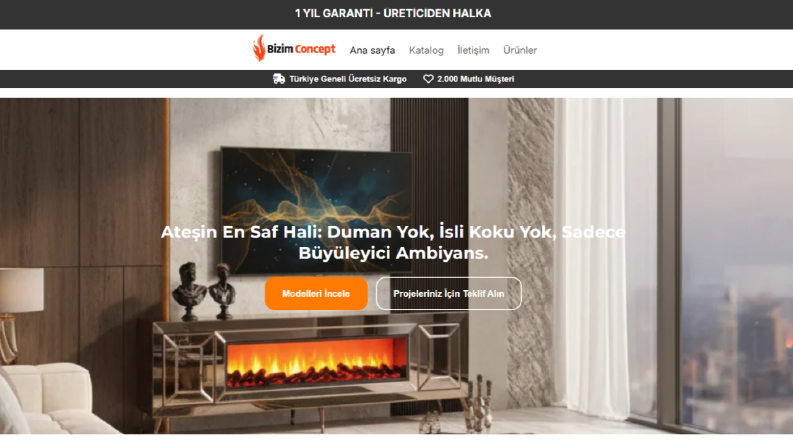 Shopify web site
