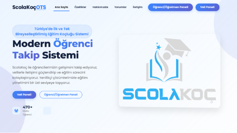 ScolaOTS - Yeni Nesil Öğrenci Koçluk Sistemi.