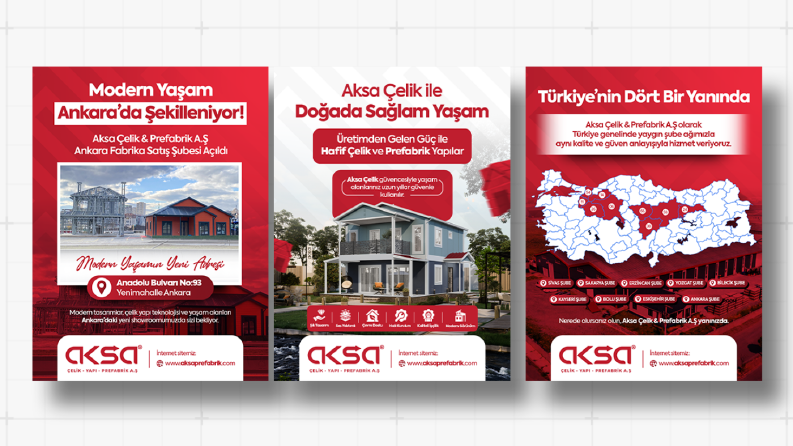 Prefabrik Sektörü - Sosyal Medya Tasarımları