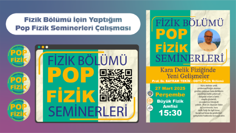 Pop Fizik Seminerleri Tasarımları
