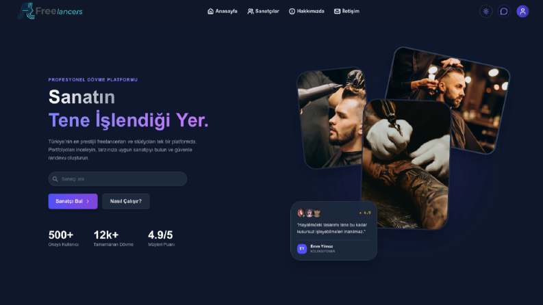 FREELANCERS - Freelancer Pazar Yeri Platformu