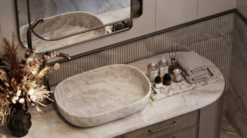 Şık Banyo Tasarımı