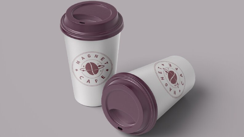 Magnet Cafe Mockup Tasarımı