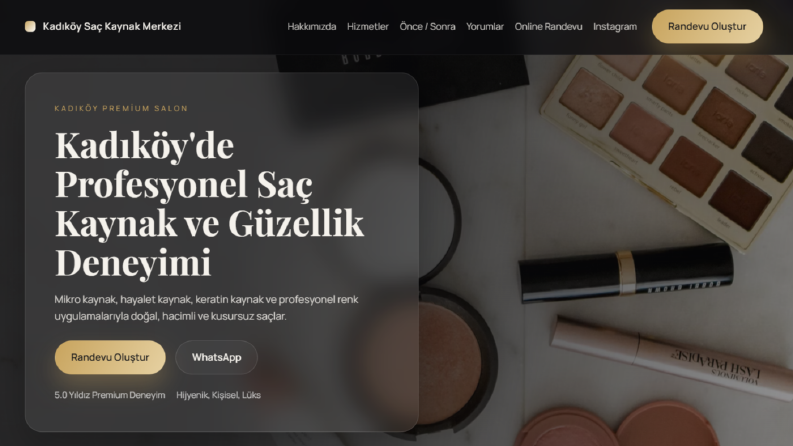 Kadıköy Saç Kaynak Merkezi - Örnek Tasarım