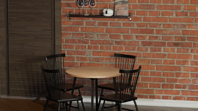 Coffe Shop ,gerçekçi tasarım ve render