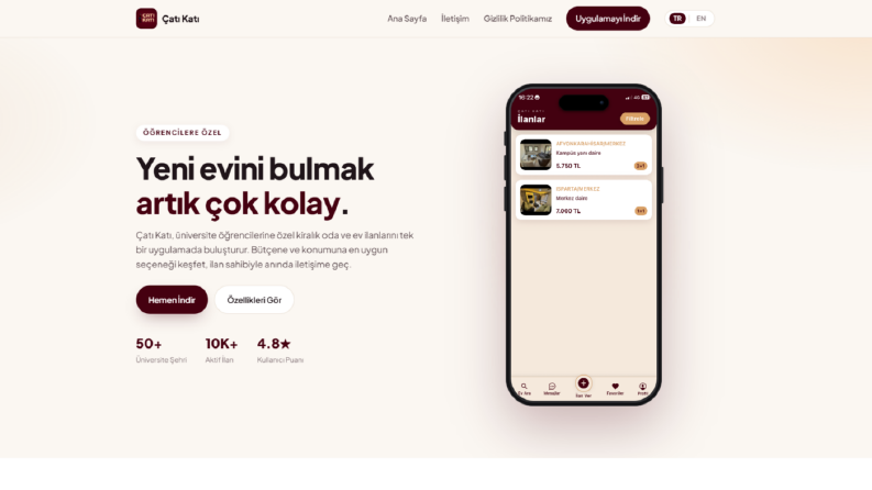 Ürün ve Hizmet Tanıtım Web Sitesi