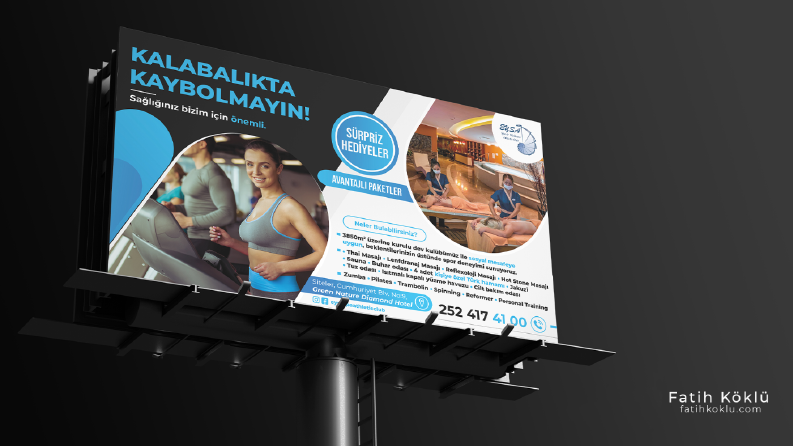 Eysa Spa Billboard-Raket Tasarımları