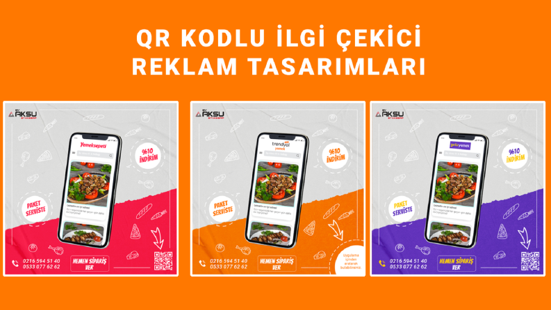 Restoran için yemek uygulamaları tasarımı