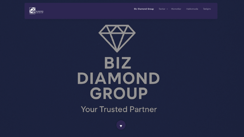 Biz Diamond - Örnek Web Sayfa Oluşumu.