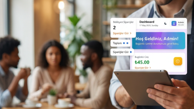 Kafe & Restoran QR Kodlu Online Sipariş Sistemi (Laravel)