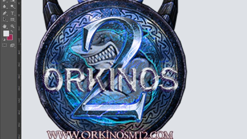 Orkinos Metin2 logo çalışması (gerçek iş örn.)