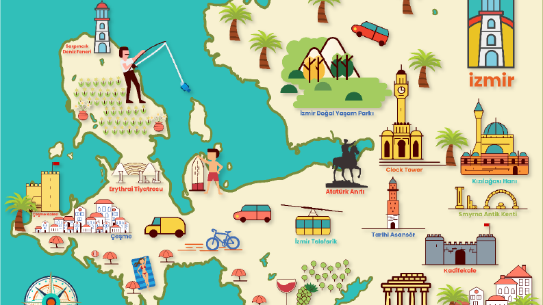 Turist Haritası İzmir