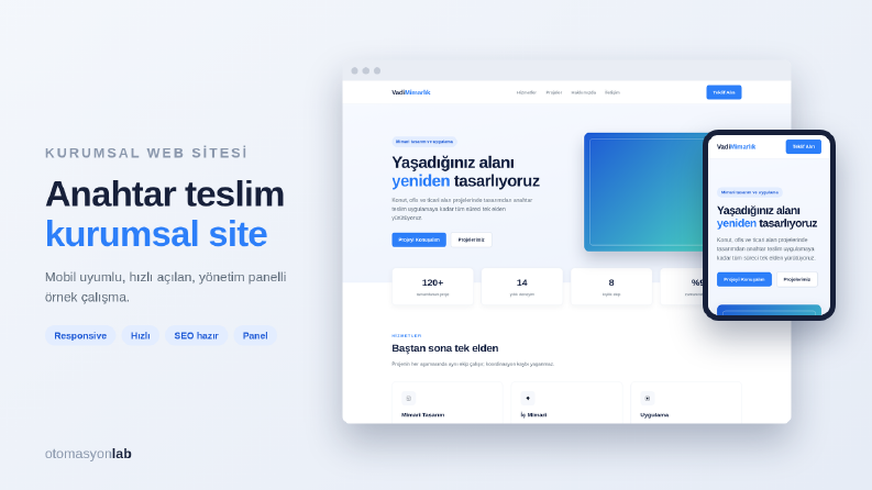 Kurumsal Web Sitesi — Örnek Çalışma