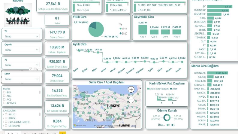 Veri Analizi ve İnteraktif Grafik Rapor