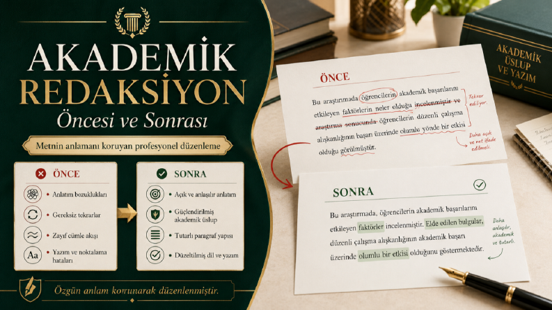 Akademik Redaksiyon: Öncesi ve Sonrası