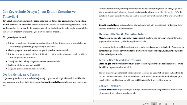 Sağlık Metinleri