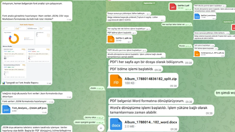 Doğal Dil Destekli Telegram Otomasyon Botu