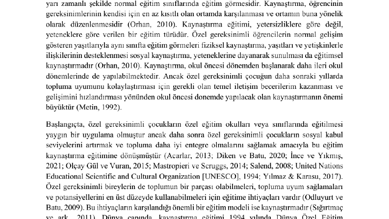 APA7 kaynakça- Derleme makale 