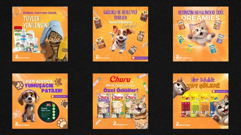 Petshop Sosyal Medya Tasarımı