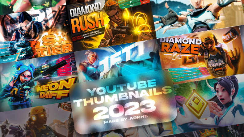 Oyun İçerikli Thumbnail Tasarımları