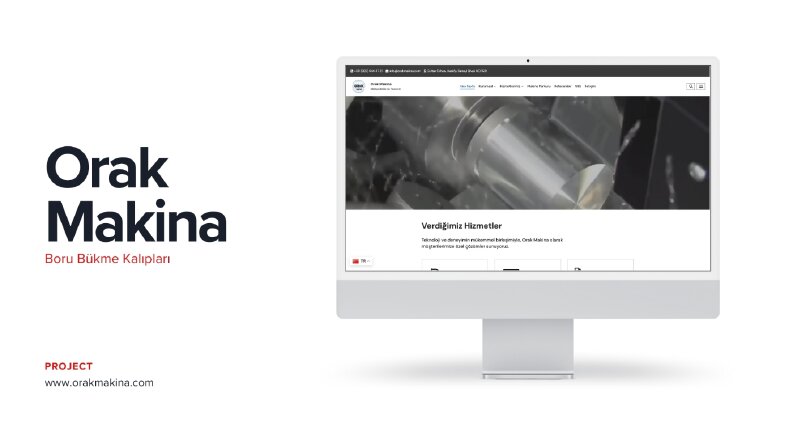 Orak Makina Web Tasarım Çalışmamız