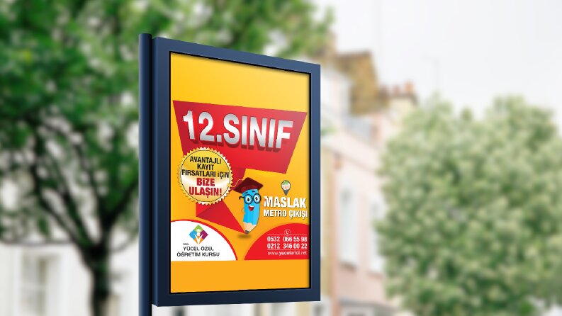 özel yücel özel öğretim bilboard çalışması