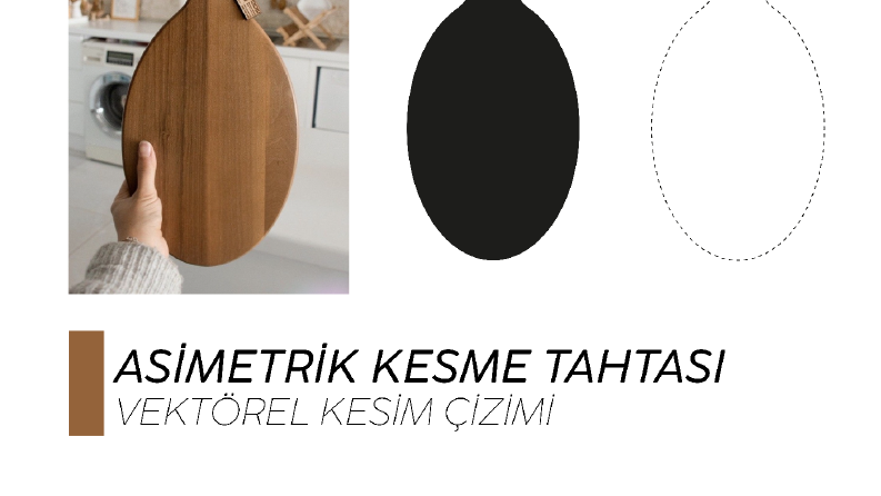 Kesme Tahtası Çizimi Vektörel CNC