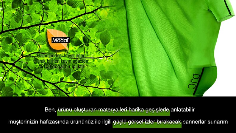 ÇOK FARKLI, ETKİLİ, GÜÇLÜ, İZ BIRAKAN ÜRÜN BANNERLARI