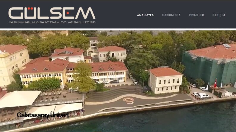 Müşteri isteğine uygun olarak tasarlanan web sitesi