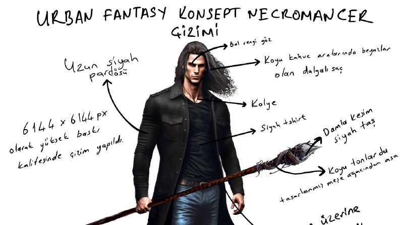 Urban Fantasy Konsept Karakter Tasarım