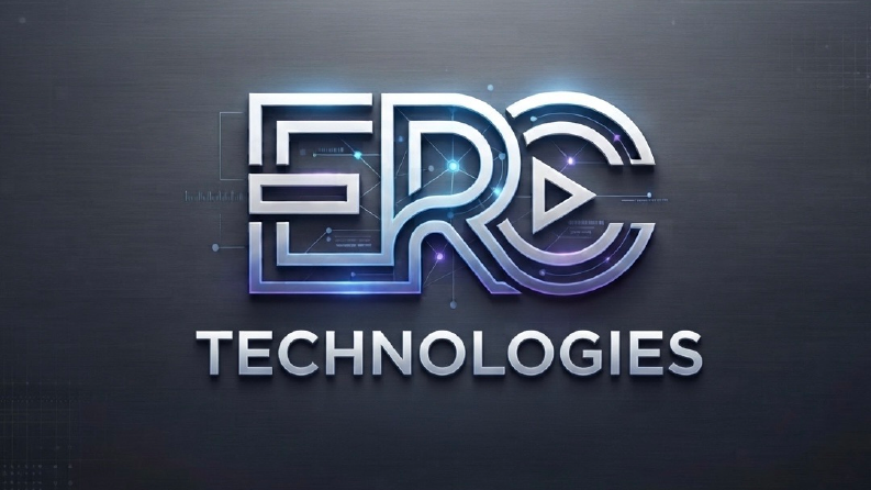 ERC Technologies – Dijital & 3D Teknoloji Logo Tasarımı