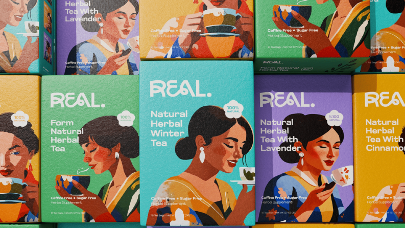 Real Tea Brand Design