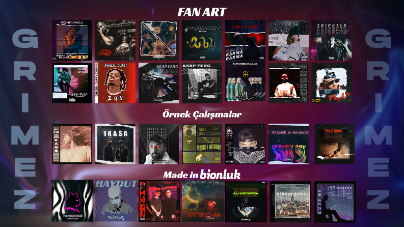 Şarkı Kapağı (Cover Art) Tasarımlarım