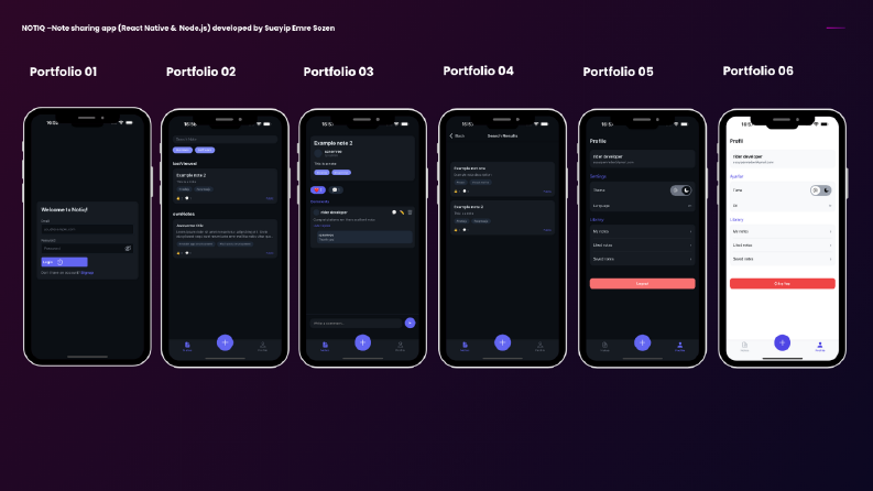 Notiq - Not paylaşma uygulaması