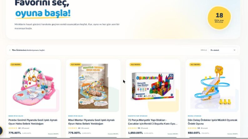 Shopify E-Ticaret Mağazası
