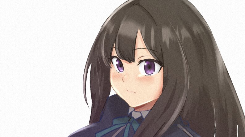 Digital anime drawing