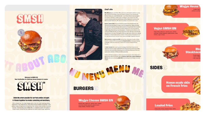 SMASH BUNS Web Sitesi